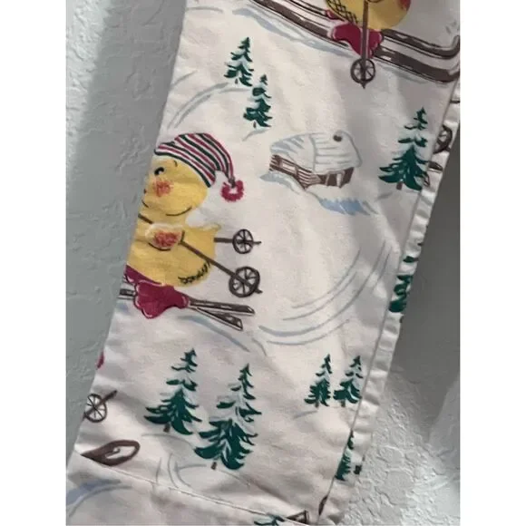 Nick & Nora Kids Rubber Ducky Ski Size 6x pajama pj pants
